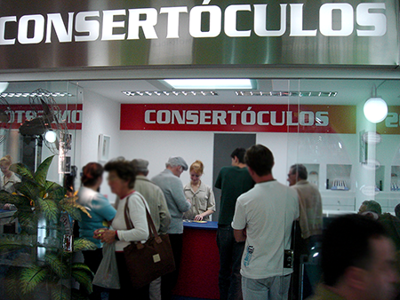 Loja Consertóculos no Centro de Curitiba