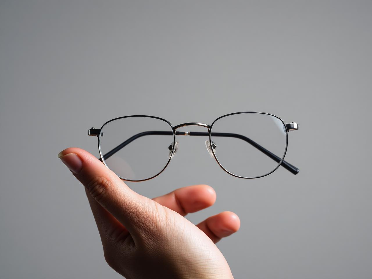 Óculos quebrado pronto para conserto profissional